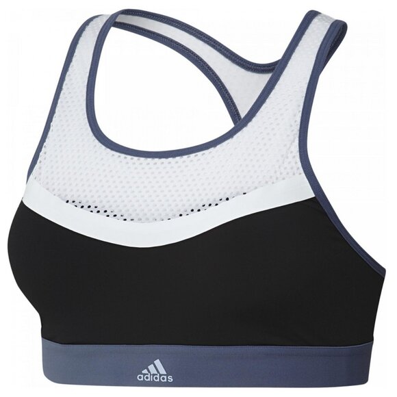 Adidas Don't Rest Medium Support Sports Bra | Black, White | DY5038 | 36DD - Picture 8 of 8